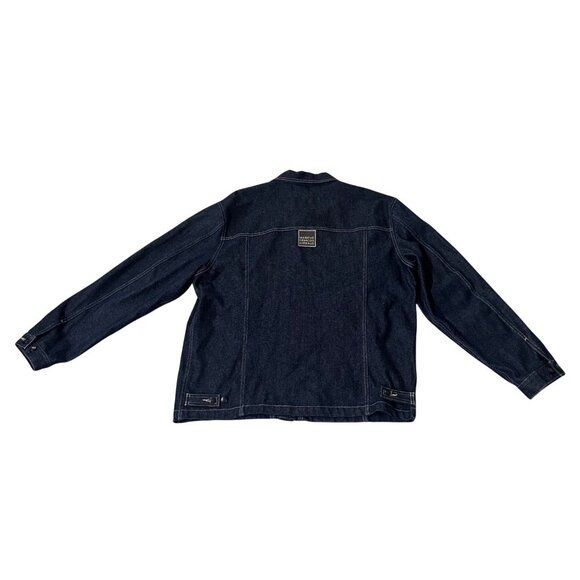 Marithe Francois Girbaud Mens Denim Jean Jacket XL 1990s Street wear Y2K Vintage - Picture 3 of 8